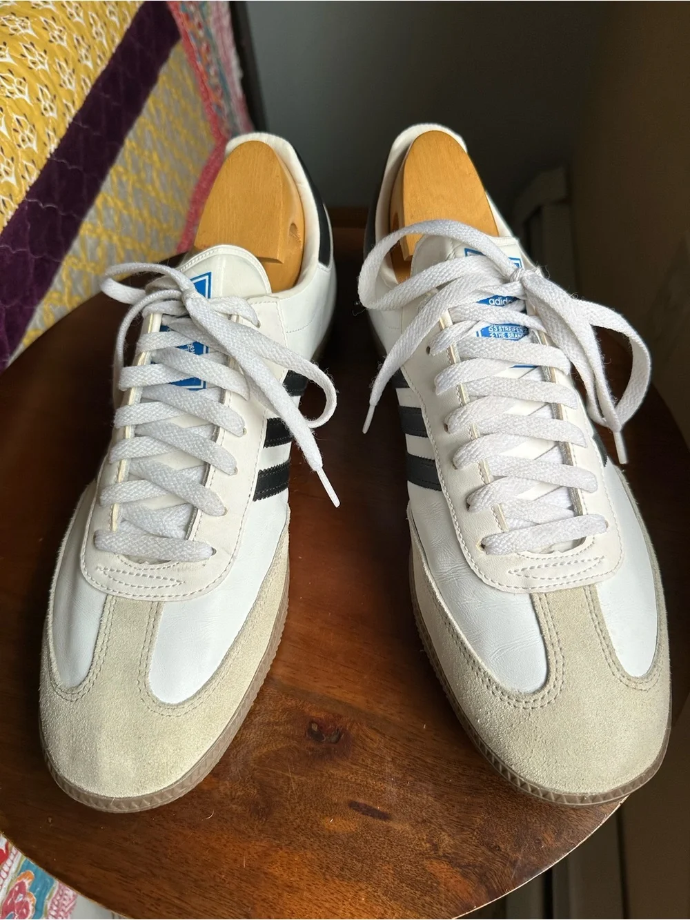 Adidas Samba Classic White Black Gum Leather Sneakers Men’s Size 12 G17102